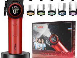 VGR V-001 Professional Hair Clipper For Men, Red