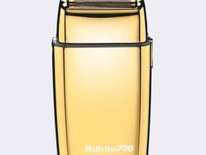 BaBylissPRO® FOILFX02™ Cordless Gold Metal Double Foil Shaver