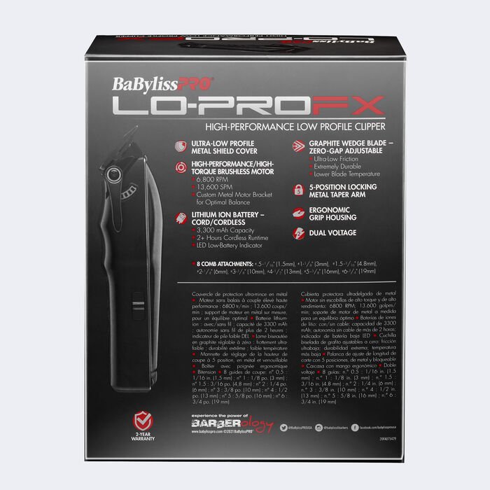 BaBylissPRO® LoPROFX High Performance Low Profile Clipper - Image 5